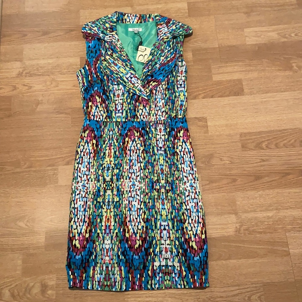 NEW Amelia NY Cotton Multicolor Dress 4